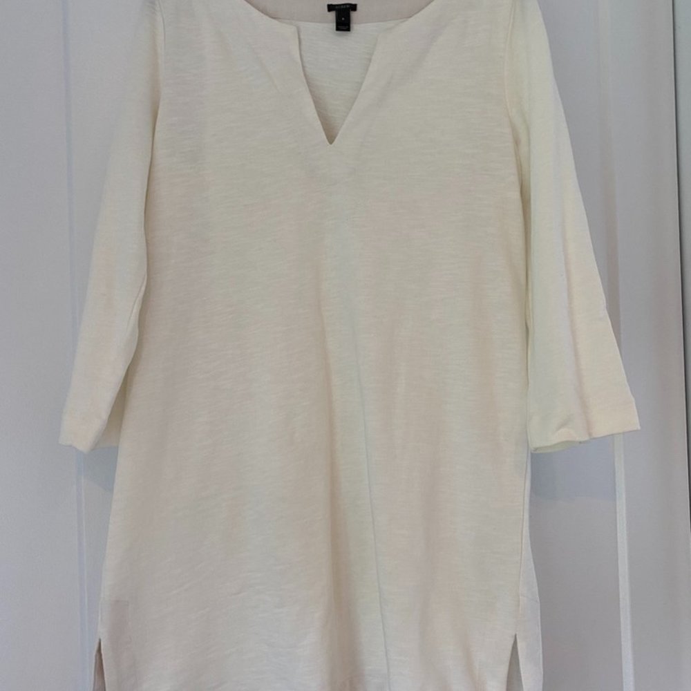 J Crew- Split neck - tunic/shift dress